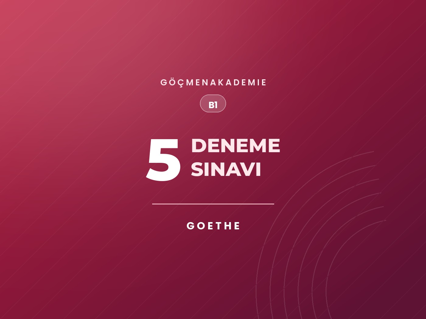 Goethe — 5 Deneme Sınavı