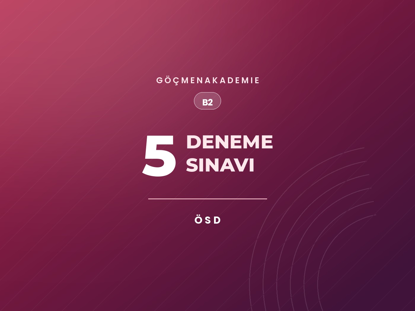ÖSD — 5 Deneme Sınavı