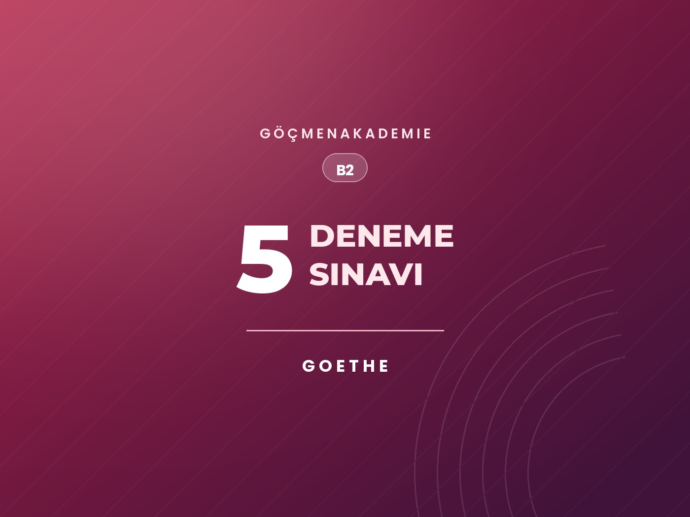Goethe — 5 Deneme Sınavı