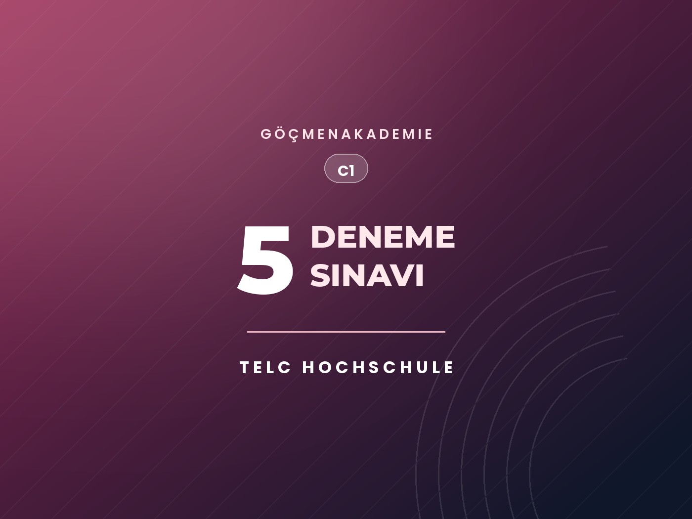 Telc Hochschule — 5 Deneme Sınavı