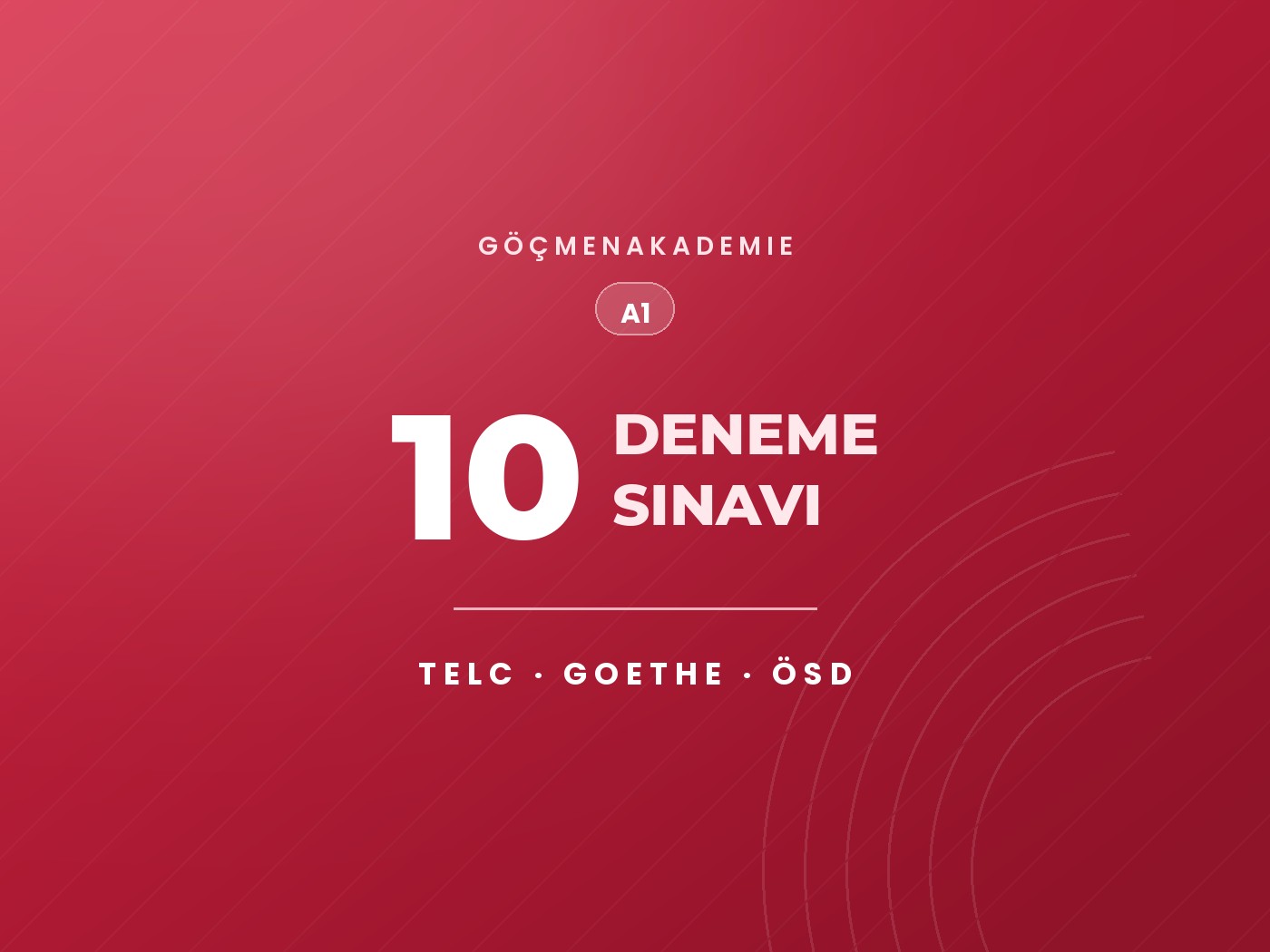 Telc + Goethe + ÖSD — 10 Deneme Sınavı