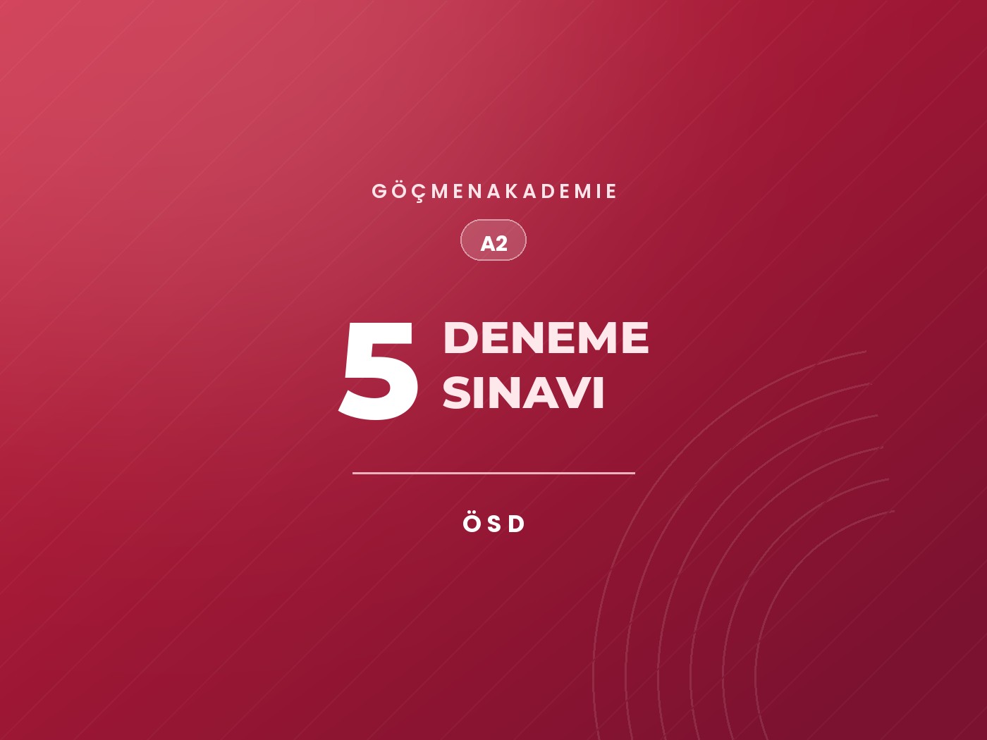 ÖSD — 5 Deneme Sınavı