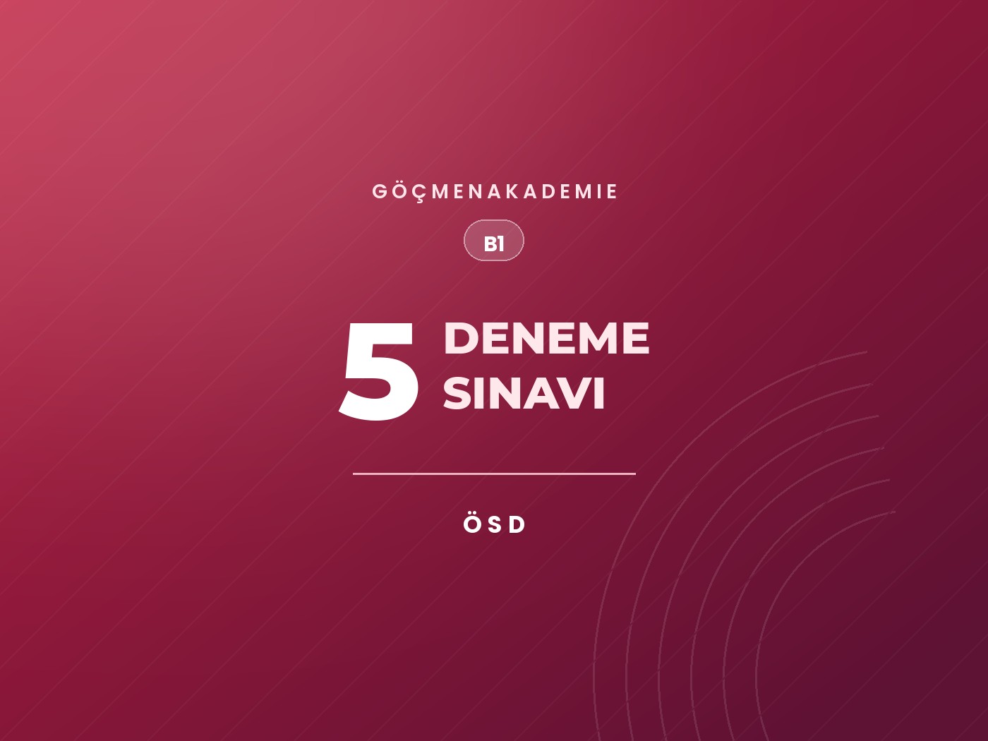 ÖSD — 5 Deneme Sınavı